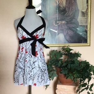 Vintage Floral patterned halter top